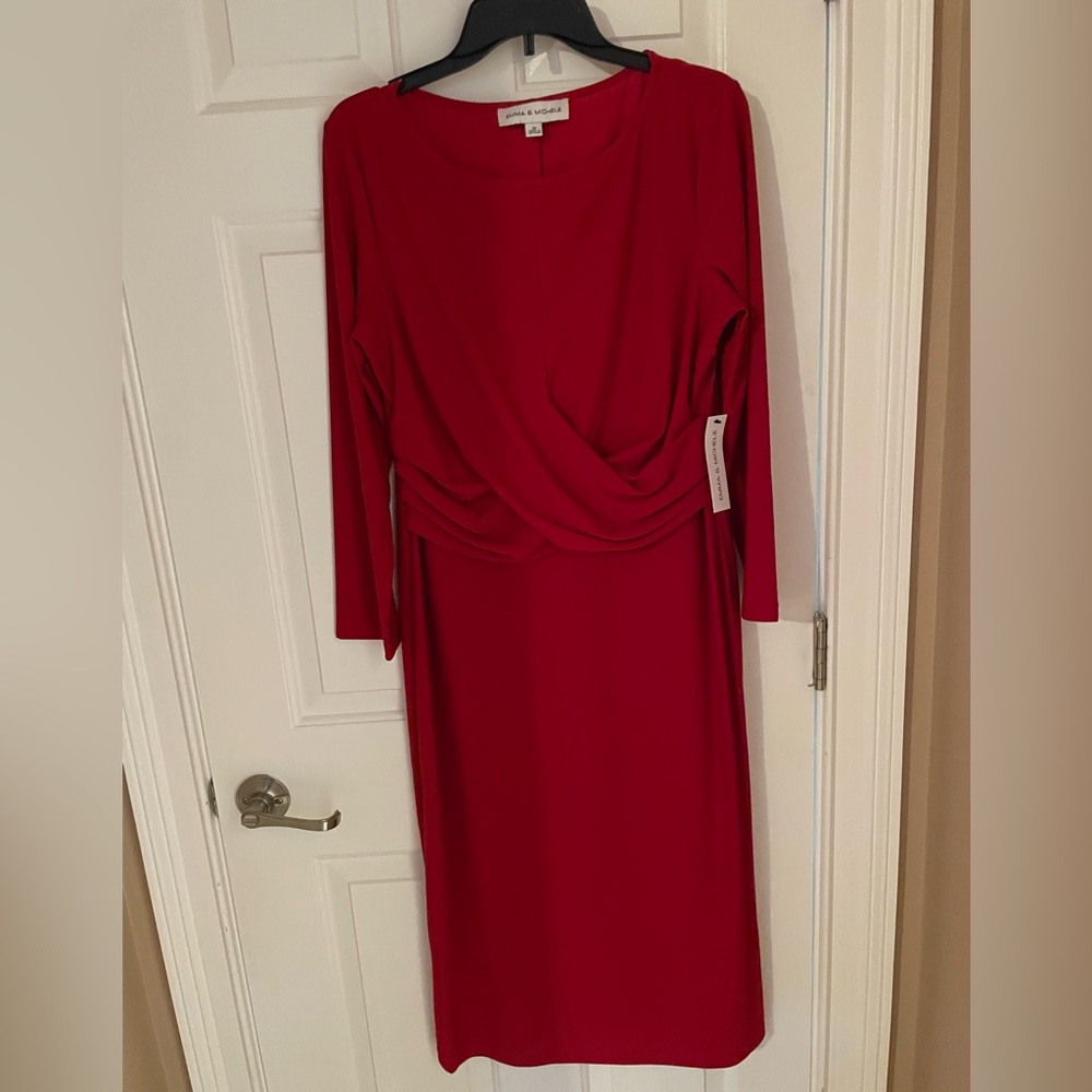 Red Long Sleeve Dress